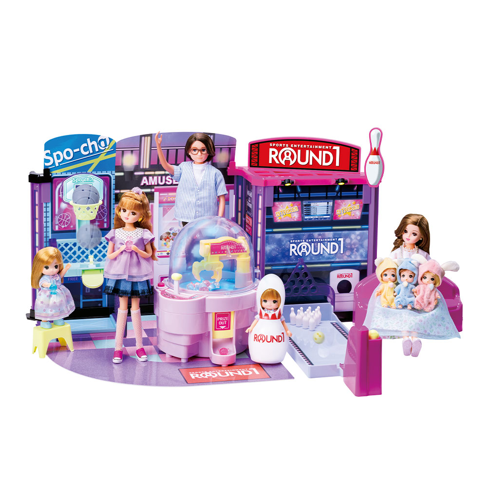 リカちゃん にぎやかイルミクレーンみんなでいこうよラウンドワン