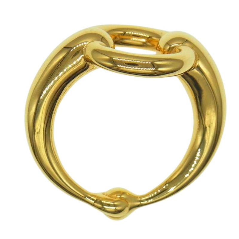 HERMESスカーフリングゴールド