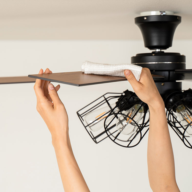 Modern Collection シーリングファン フィラメントLED 6灯 JE-CF048