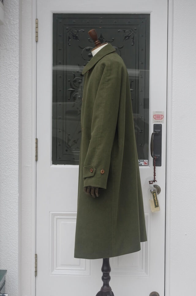 ラグランスリーブコートのオーダーメイド｜メンズオーダーコート｜武蔵