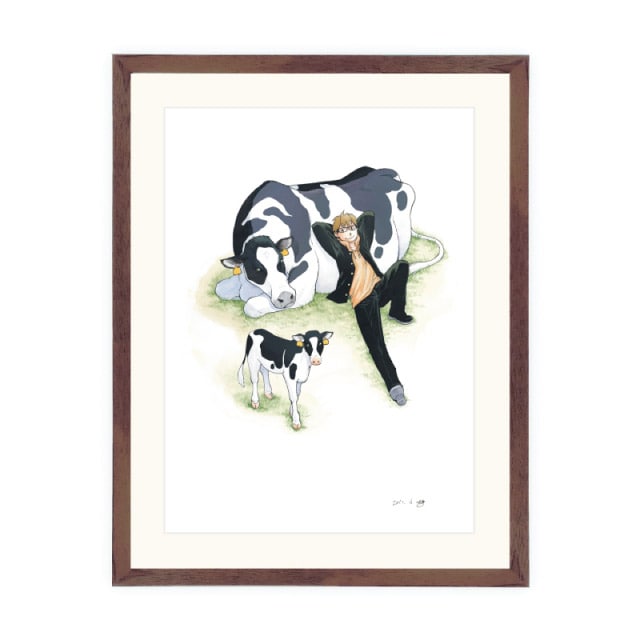 銀の匙 Silver Spoon』 荒川弘直筆サイン入り 複製原画（E