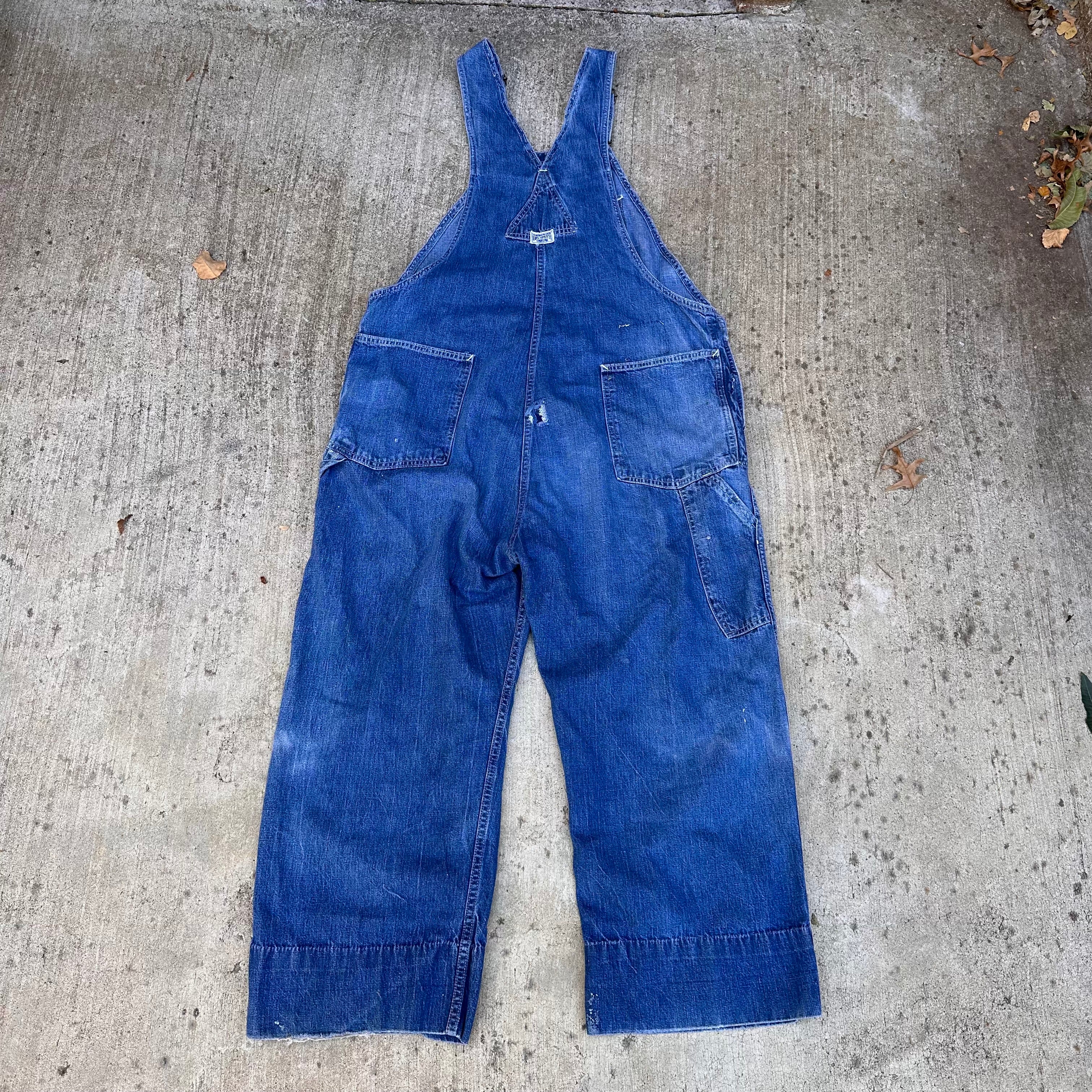1930's Big Smith Denim Overalls 40” Waist – Little Chum Vintage