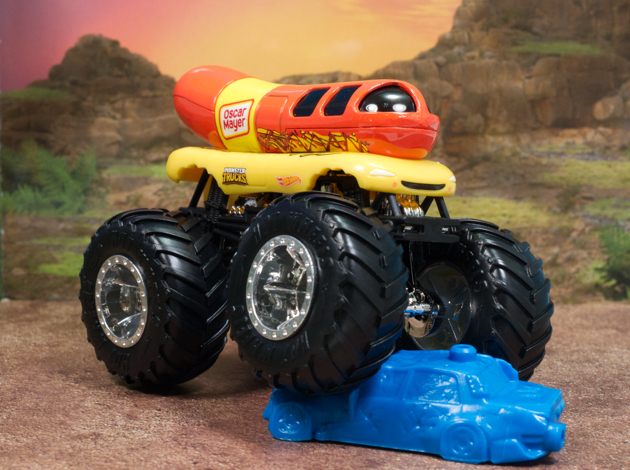 レビュー ホットウィール モンスタートラック オスカー・マイヤー