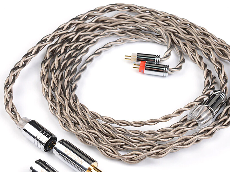 NICEHCK Season」7N OCC銀メッキ線 3-in-1プラグ式ケーブル ／ 4色