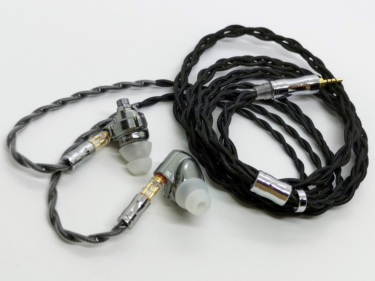 NICEHCK C4-1」 銀メッキ 6N UPOCC 超高純度単結晶銅線を使用