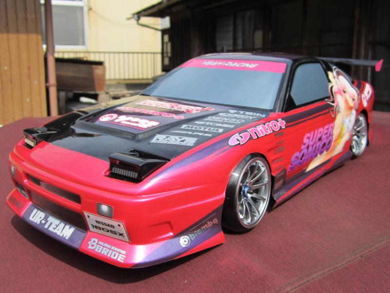 ラジコン 痛車 ボディ すーぱーそに子 その2 180SX : 痛車RC製作所