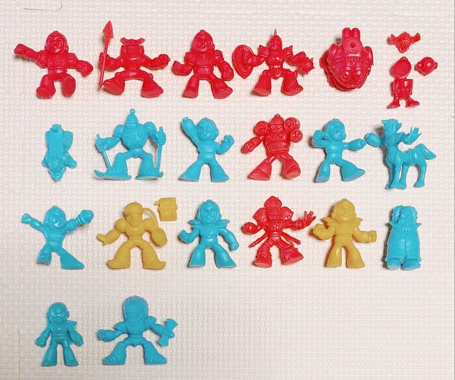 ロックマン 消しゴム ゴム人形 塩ビ人形 貴重 前編 ロックマン6