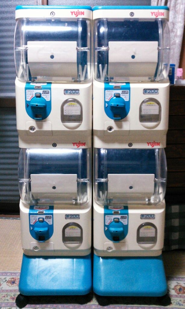 yujin スリムボーイ ガチャガチャ機 希少400円対応機 美品SFP-86A