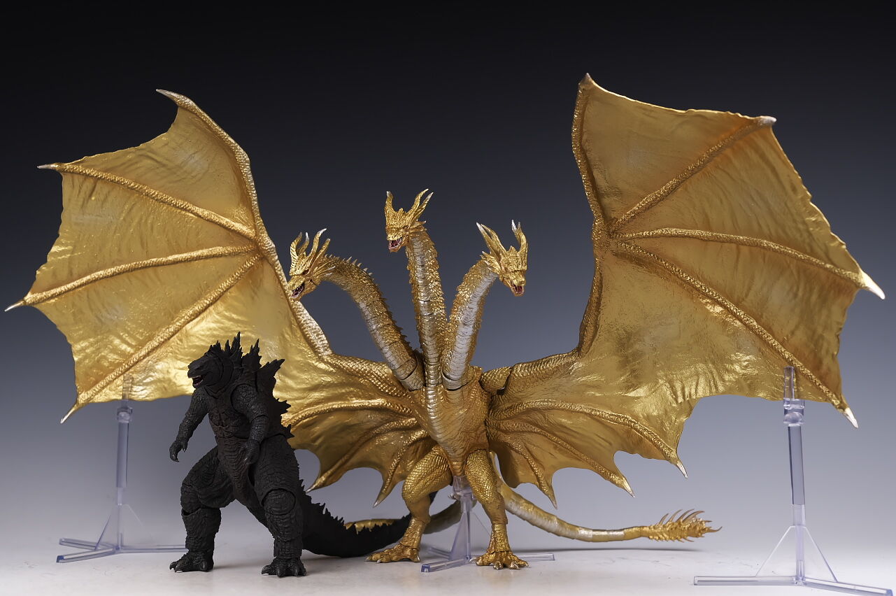 モンスターアーツ キングギドラ2019 special color 輝く怪獣！S.H.