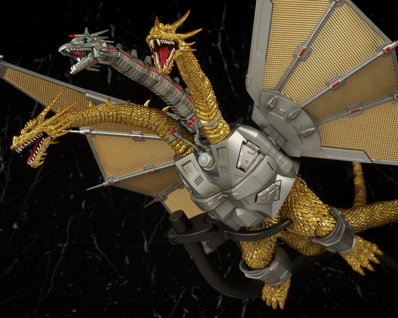 モンスターアーツ メカキングギドラ(初版) ゴジラvsキングギドラ】S.H.