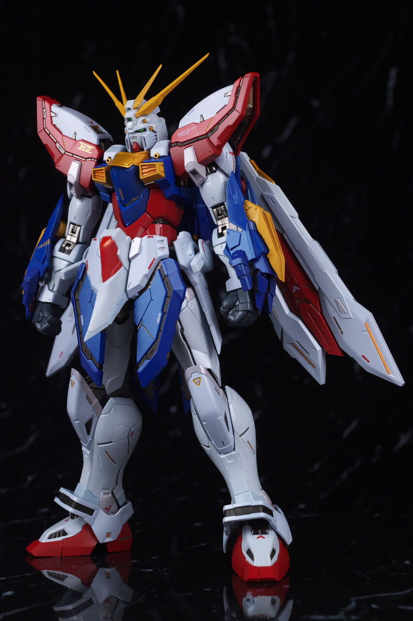 肩パーツ修復版）ゴッドガンダム＆ゴッドガンダム弐（セカンド）2個