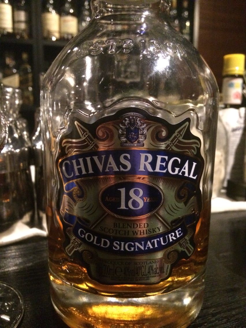 シーバスリーガル18年 ゴールドシグネチャー 43％ : くりりんの