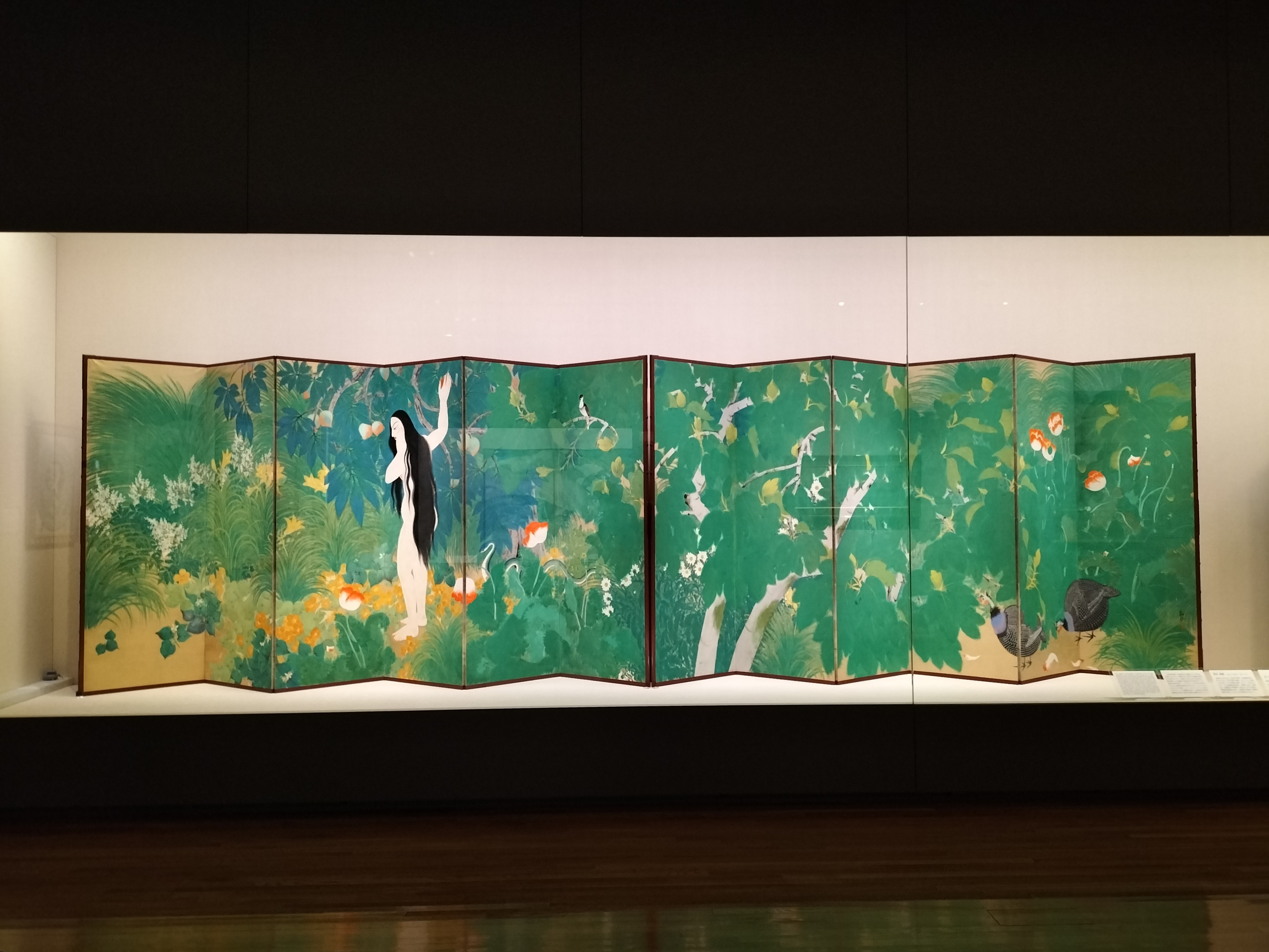 日本画(17) 朝露 日本画(17) 朝露