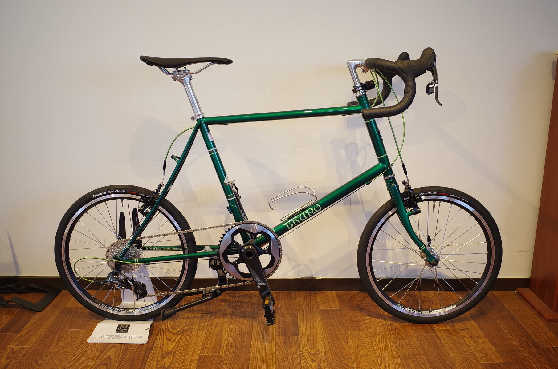 Brunoミントグリーン 小径車 ドロップハンドル Brunoミントグリーン