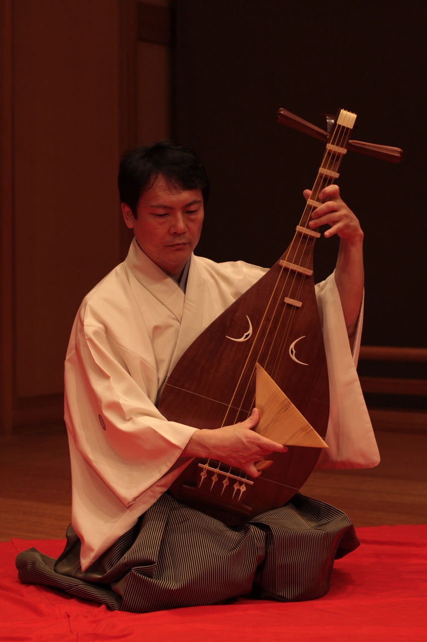 薩摩琵琶 撥 バチ 開き24.8cm 縦16.5cm 薩摩琵琶 撥 バチ 開き24.8cm