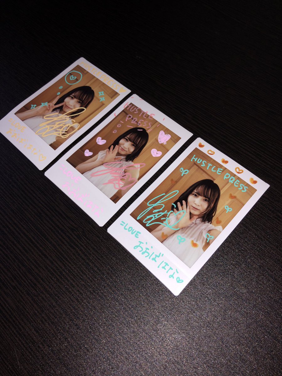 大場花菜 佐々木舞香 サイン入り チェキ 大場花菜 佐々木舞香 サイン