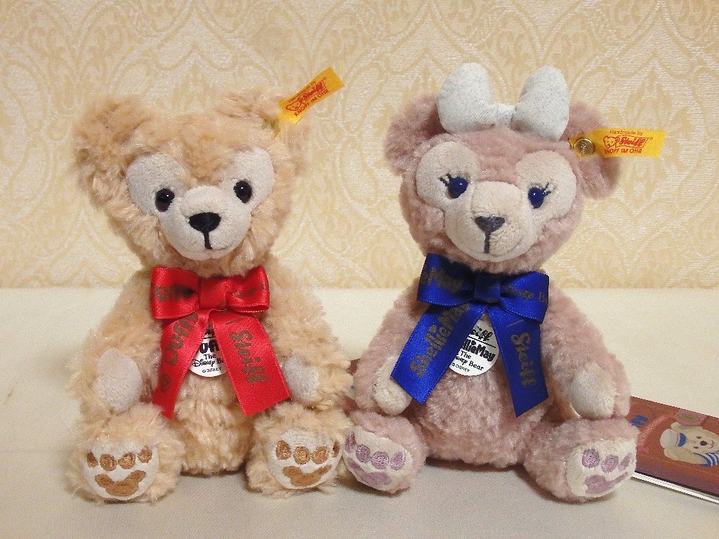 シュタイフ ダッフィー 2500体限定 ディズニーシー10周年とお友達