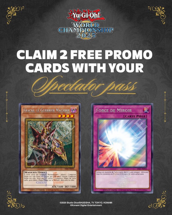 WCS2025 来場記念品(魔導戦士ブレイカー、聖なるバリア-ミラーフォース