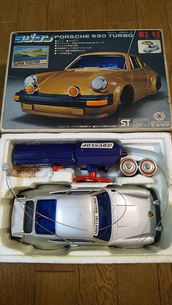未使用】ポルシェ930ターボ ラジコン 昭和 未使用】ポルシェ930ターボ