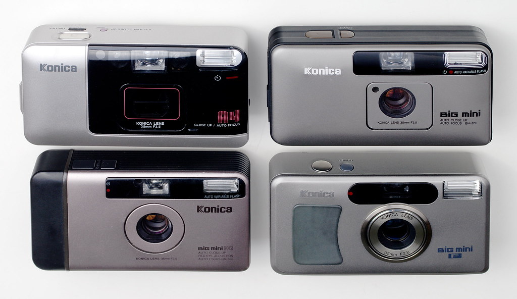 Konica Big Mini Four | Four famous cameras out of the popula… | Flickr