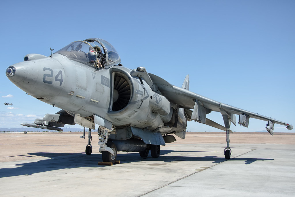 mcdonnell douglas av-8b harrier II night attack | Marine Att… | Flickr
