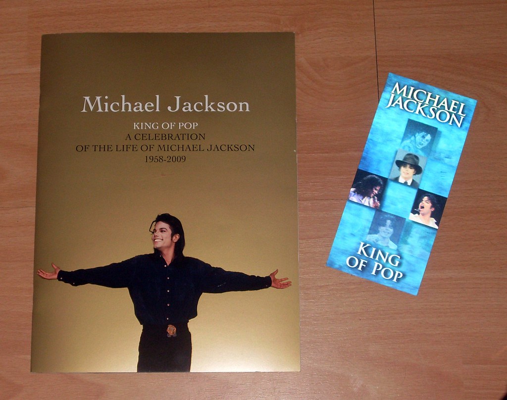 Michael Jackson This Is It tour ticket and memorial progra… | Flickr