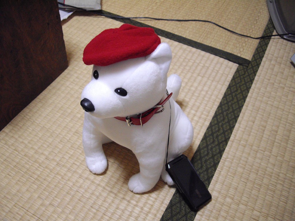 SoftBank しゃべって歩くお父さん犬 ストラップ SoftBank ソフトバンク