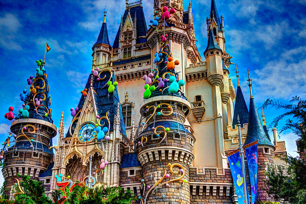 HDR画像 - シンデレラ城(TDL30周年時) - たねやつの木