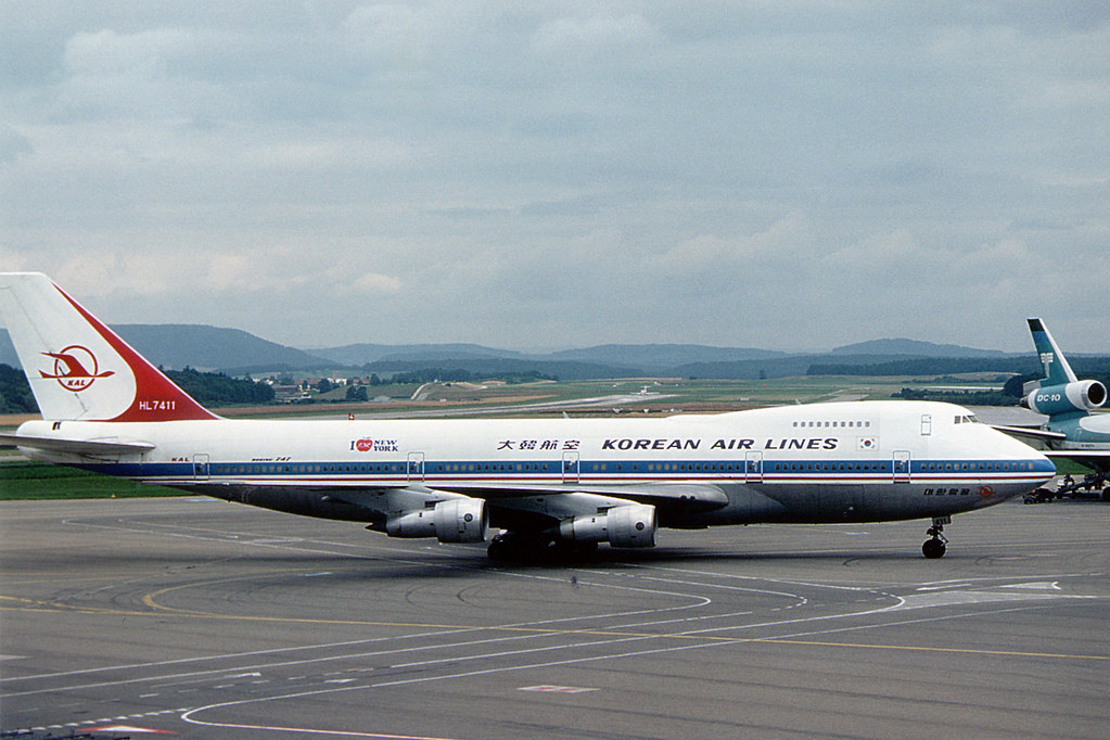 スペシャル KOREAN AIR LINES BOEING 747B マグ レア スペシャル