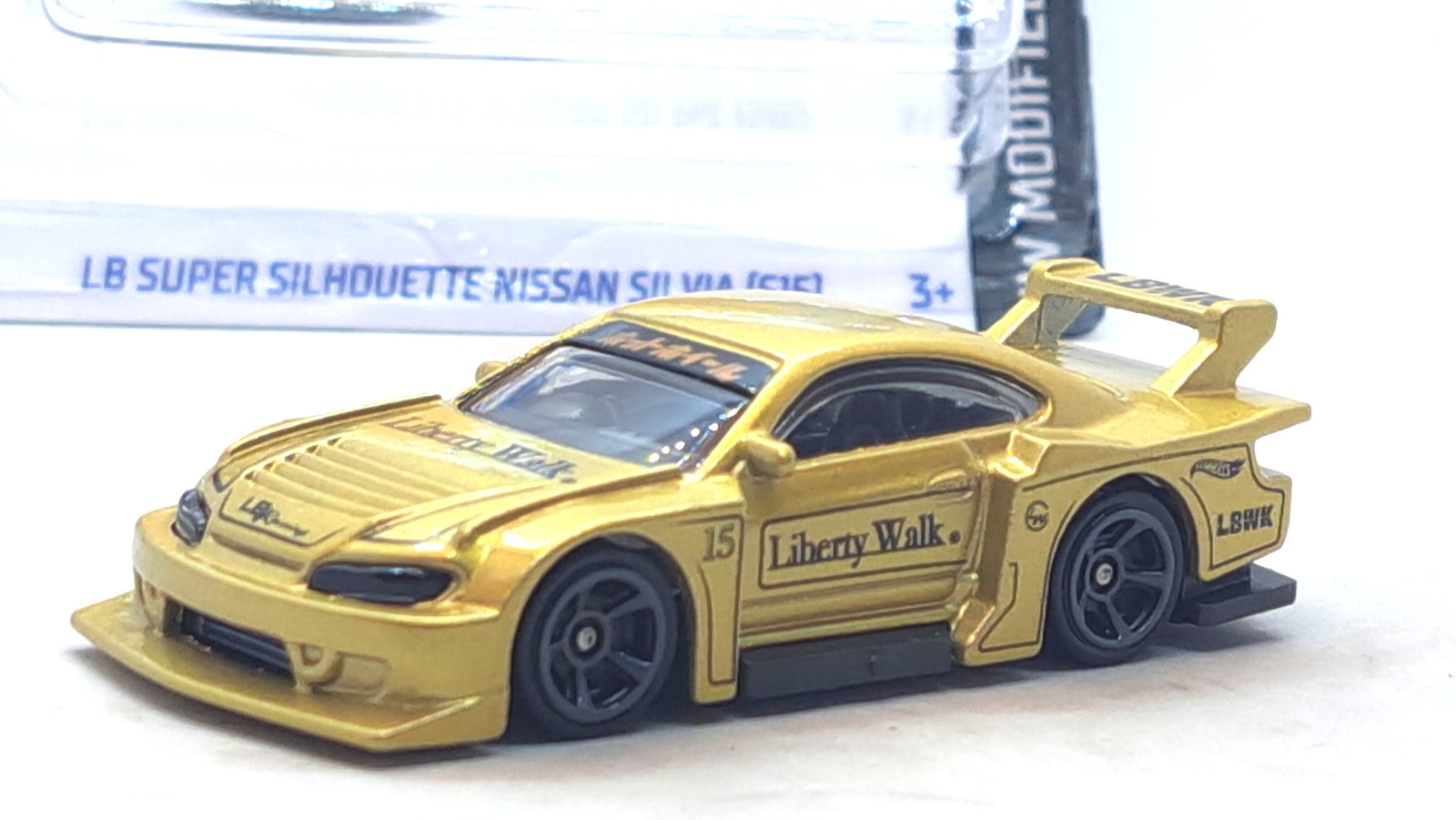 MINI GT Nissan Silvia S15 ゴールド リバティーウォーク MINI GT