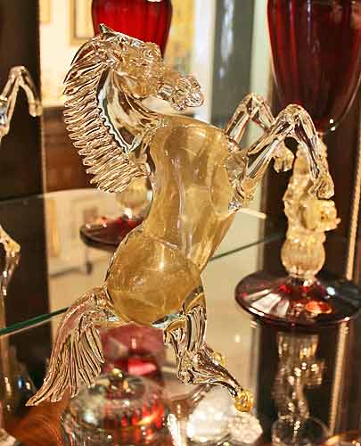ムラノガラス ムラーノ MURANO GLASS ホースヘッド 馬 ヴェネチアン