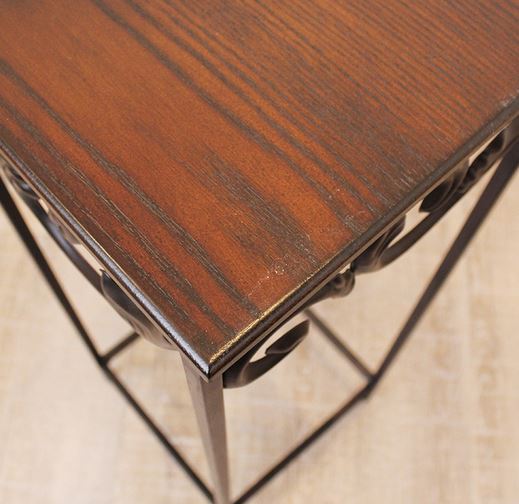 輸入家具 花台 3点セット ネストテーブル サイドテーブル ランプ