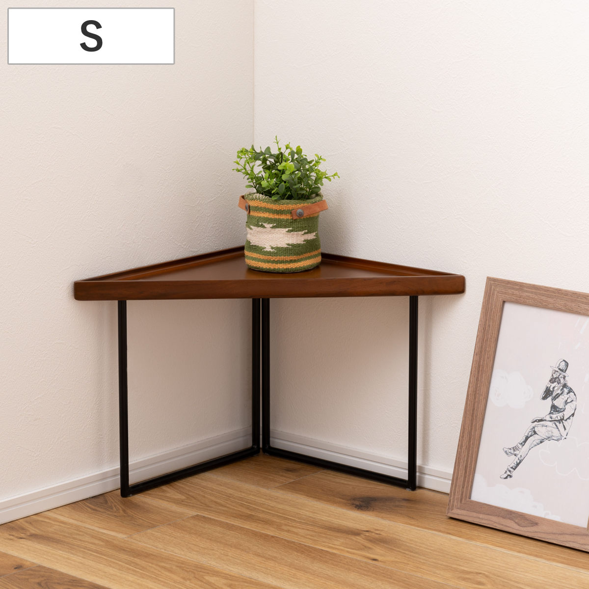 アンティーク コンソールテーブル コーナー三角