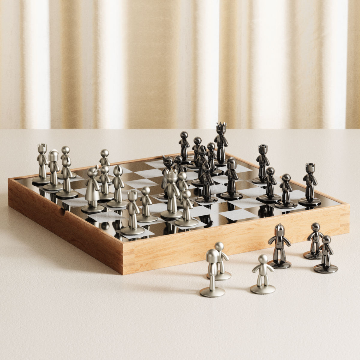 オブジェ バディ チェスセット （ チェス インテリア 高級 ボード