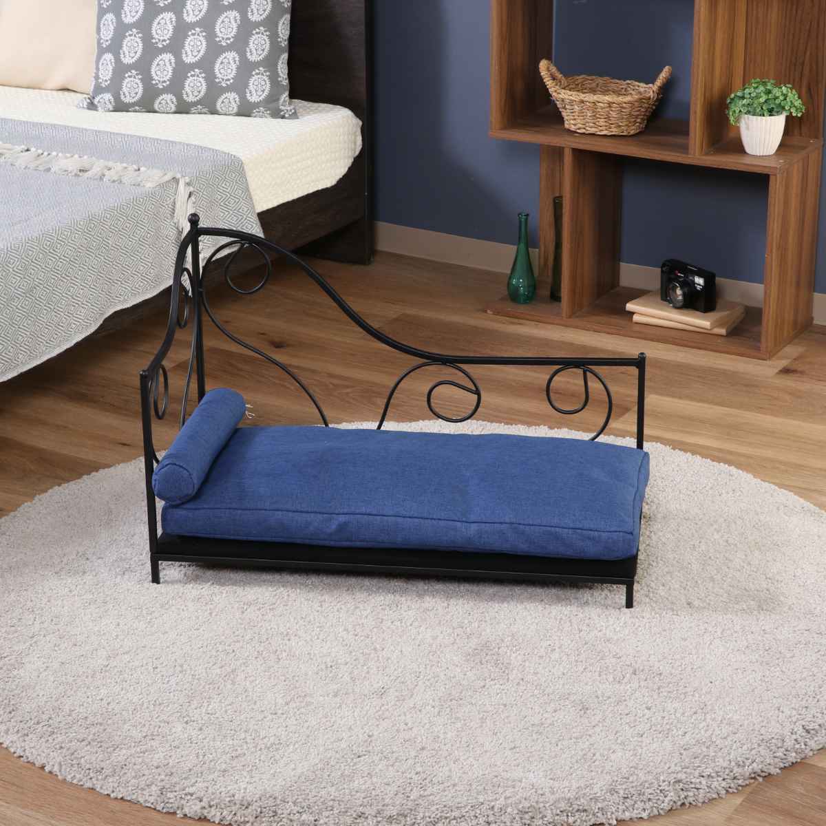 ペットベッド 幅68cm スチールフレーム クッション （ ペットソファ 犬