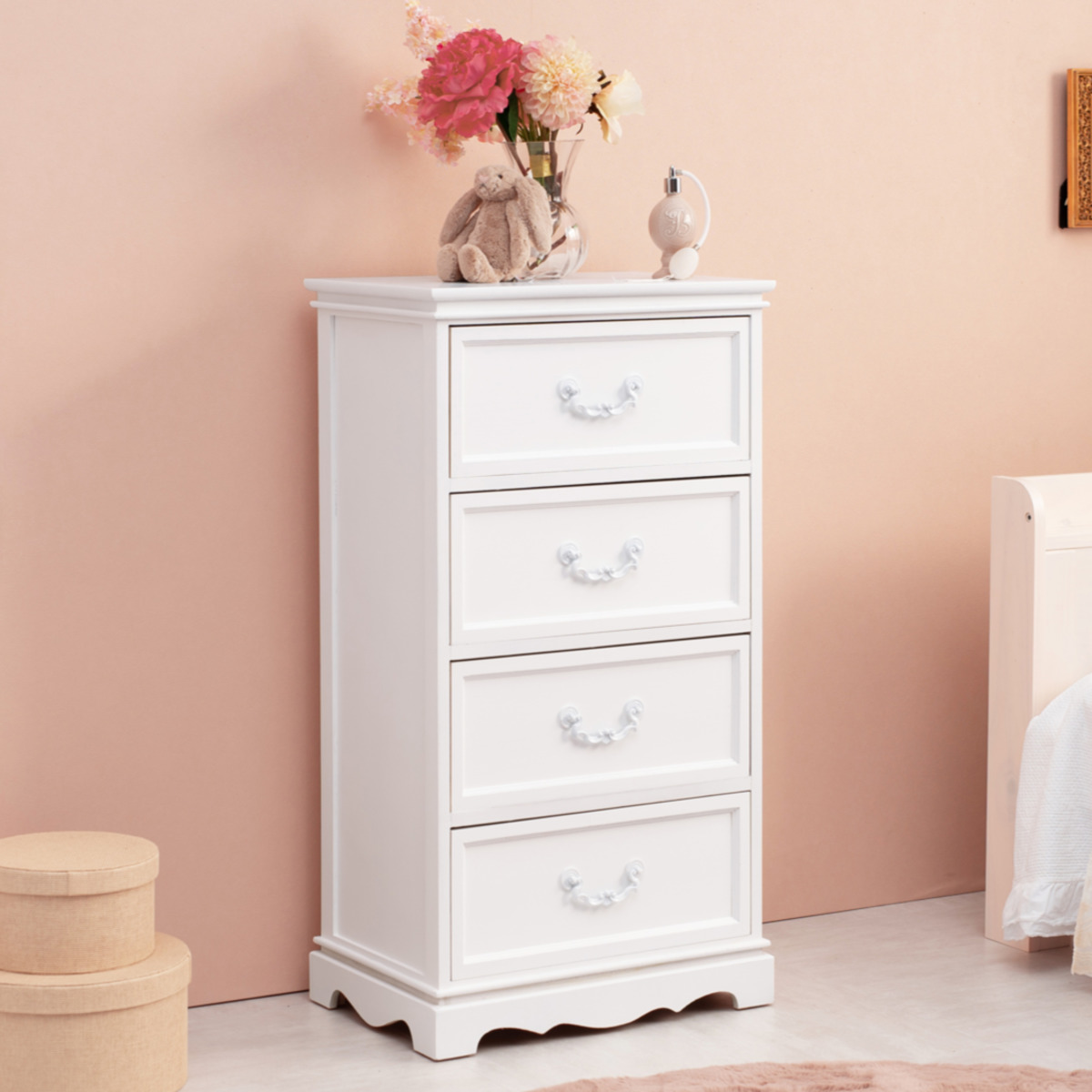 マルチチェスト 4段12杯 幅84 カントリー調 【公式通販】