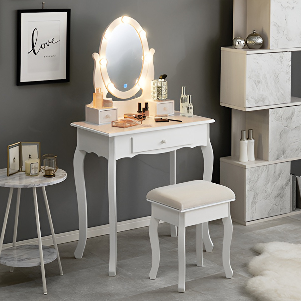 ドレッサー アウトレット ホワイト ドレッサー テーブルドレッサー