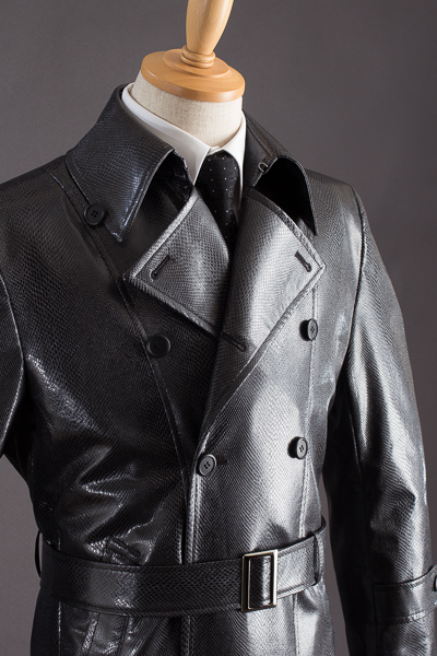 美品 MAX&Co ブラック ナポレオンコート 38 マトリックス風コート販売