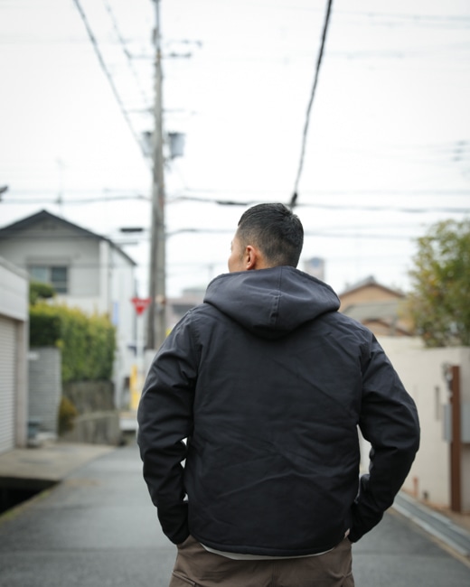 BONCOURA Deck Hoodie with Boa Liner [Dark Navy]