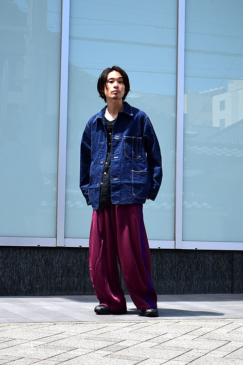 NEEDLES[ニードルズ] 23AW H.D.Track Pant Poly Smooth (IVY GREEN