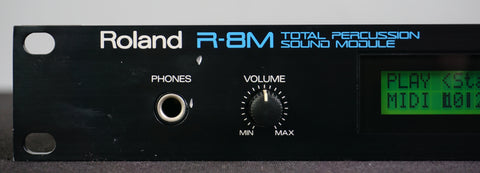 Roland R-8M Total Percussion Sound Module 1U Rack Mount Midi Drum