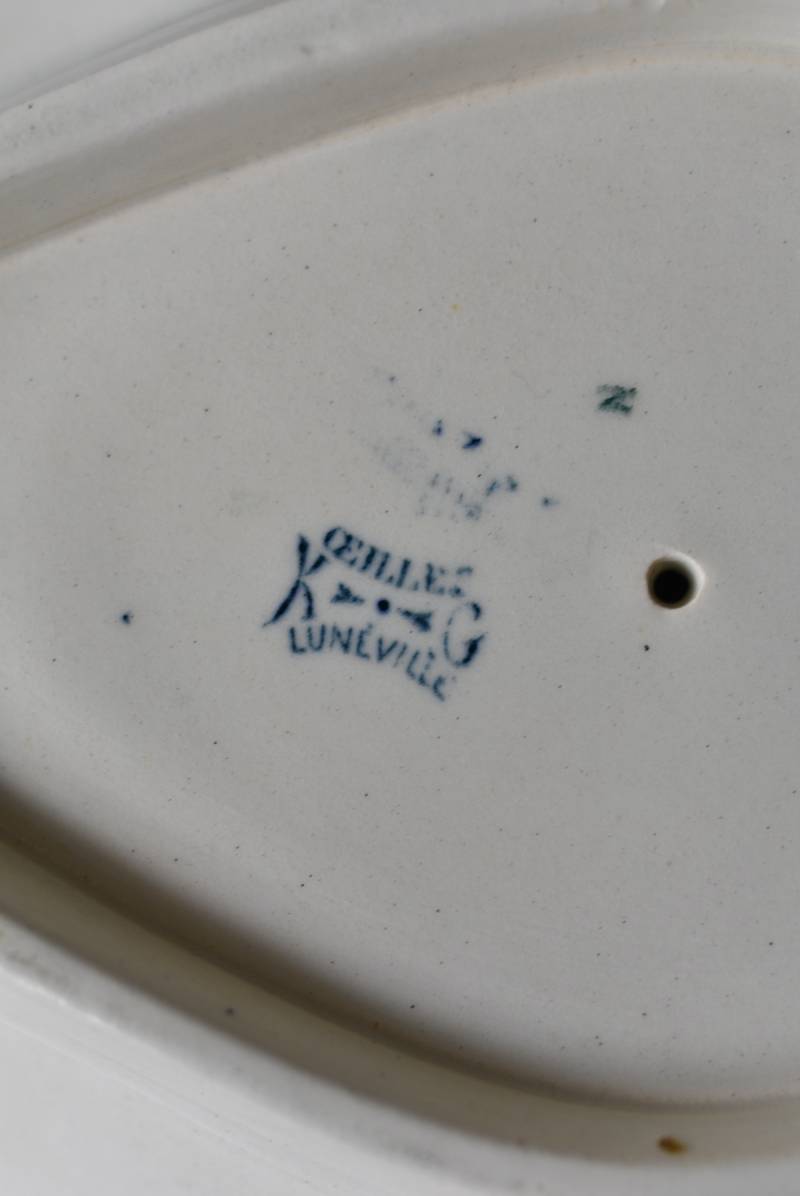フランスアンティーク食器 ソーシエール.Luneville リュネヴィル
