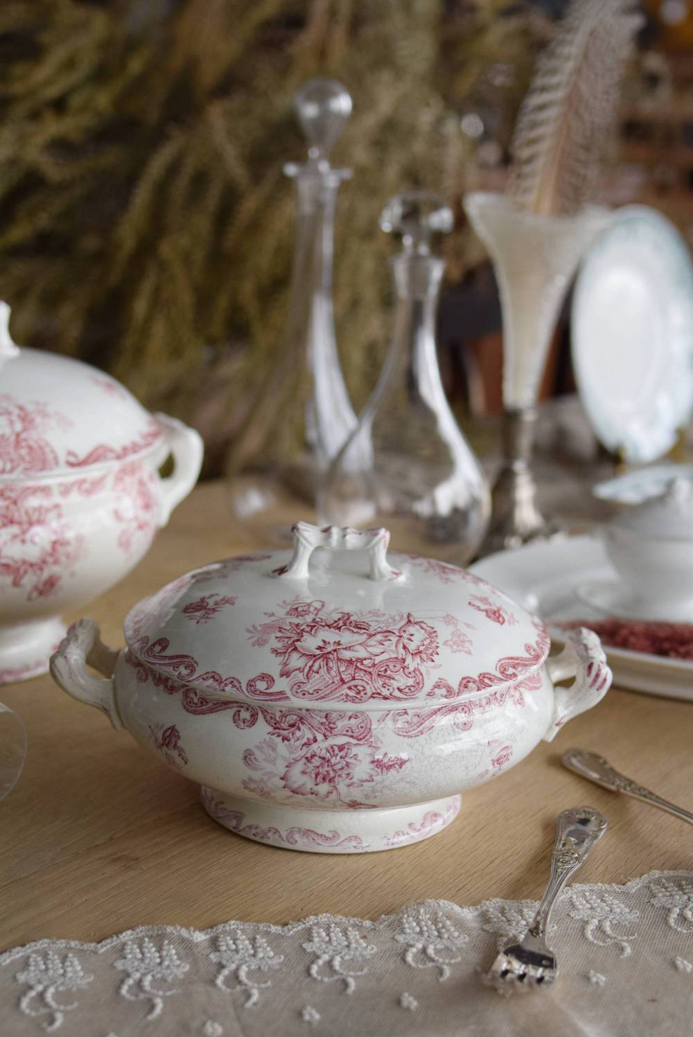 フランスアンティーク食器 レギュミエール.PAVOTS テーブルウェア