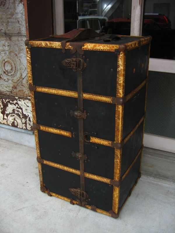 中国 木彫 衣装ケース 収納ボックス ヴィンテージ アンティーク 20世紀