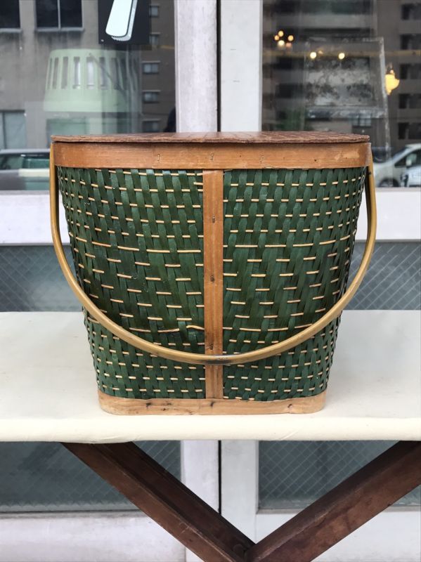 ティンバスケット ティン缶 ピクニックバスケット ツールボックス