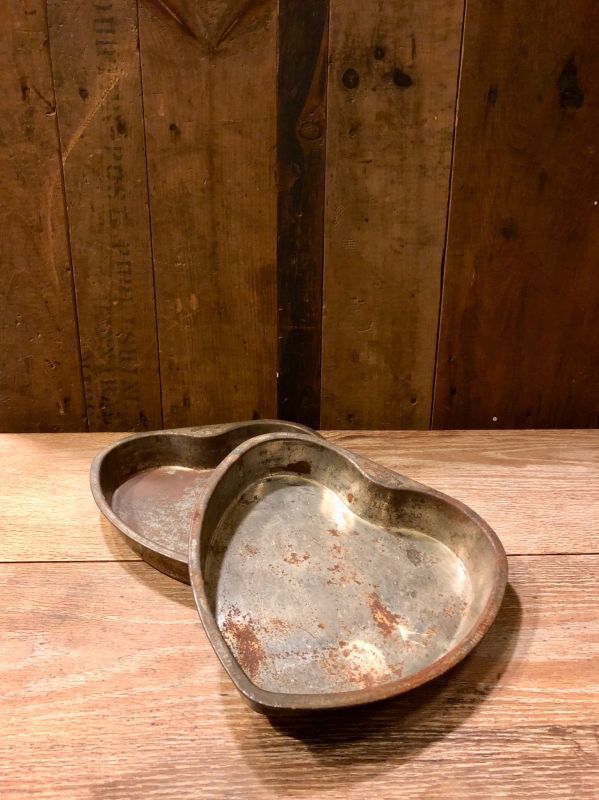 ハート型 ハートマーク heart pan モールド 型 スチール トレイ 小物