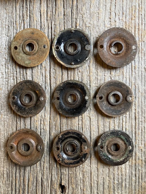 1890'S 1900'S 1910'S 1920'S ドアノブ用 座 丸座 ロゼット 真鍮