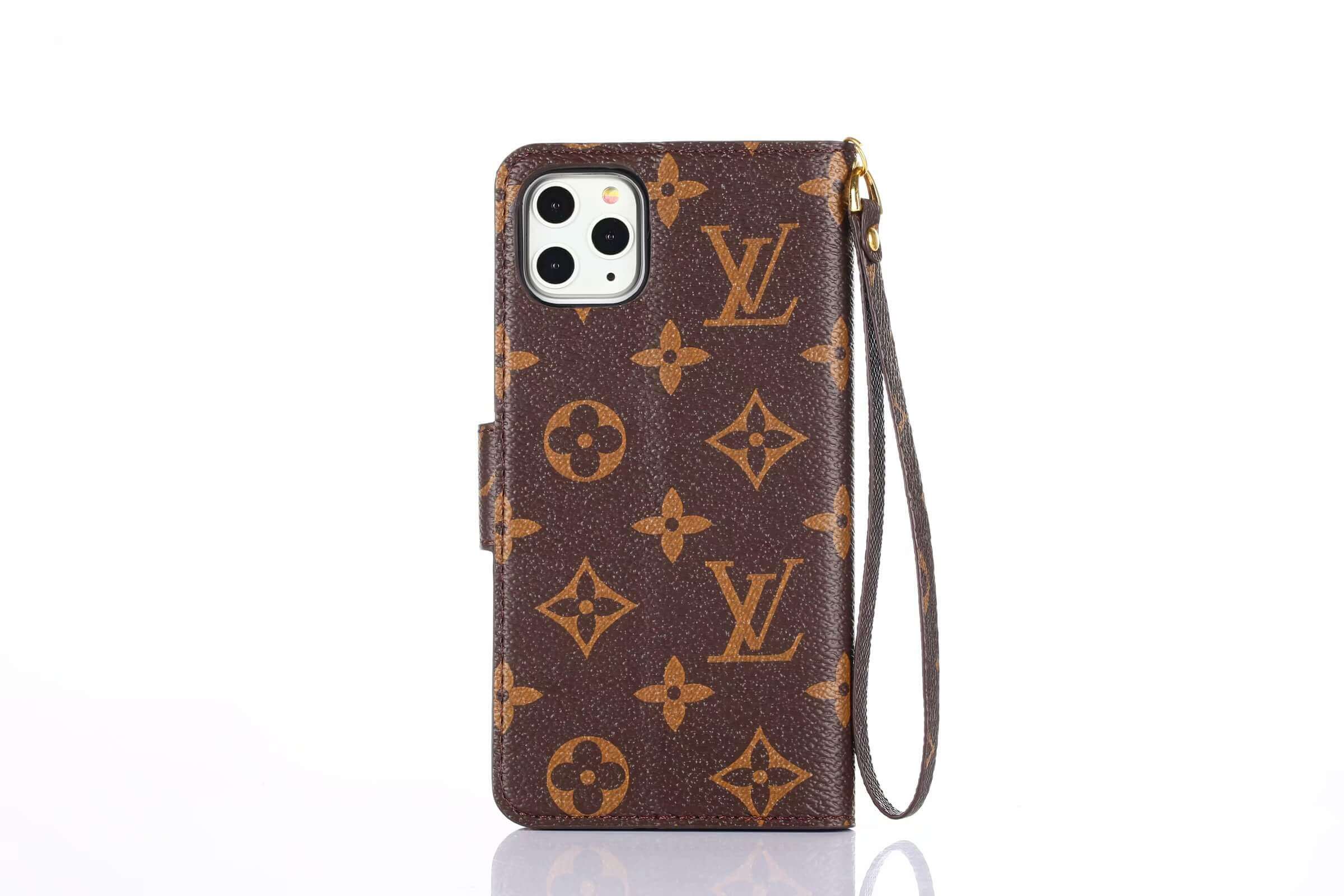Wallet Luxury Iphone 11 Pro Max Case Louis Vuitton Strap Wallet