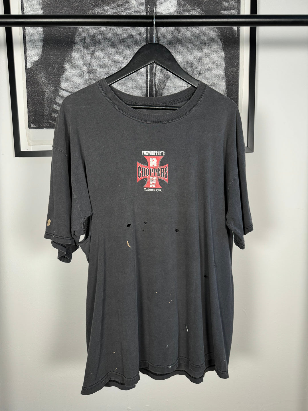 90'S THRASHED GLITTER EFFECT ATLANTA WEST COAST CHOPPERS BOOTLEG