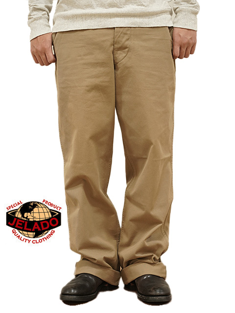 美品】ジェラードチノパン JELADO 41 Khaki Plain サイズL JELADO